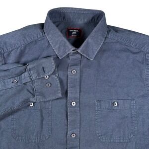 UNTUCKit Hemsworth Shirt Mens Large‎ Blue Regular Fit Button Down Shirt 41234